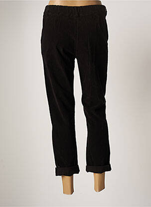 Pantalon 7/8 stretch taille normale noir BOBBIE&BOB femme