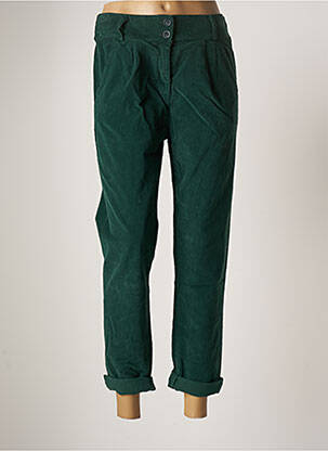 Pantalon 7/8 stretch taille normale vert BOBBIE&BOB femme