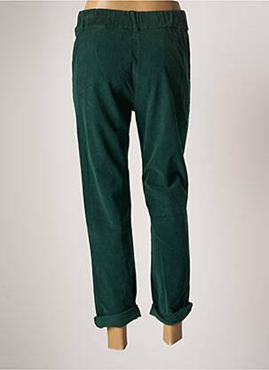 Pantalon 7/8 stretch taille normale vert BOBBIE&BOB femme