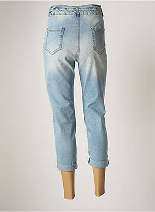 Pantalon 7/8 stretch taille normale bleu BOBBIE&BOB femme