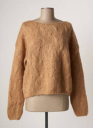 Pull marron BOBBIE&BOB pour femme