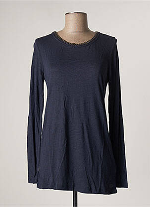 T-shirt manches longues manches longues bleu DDP femme
