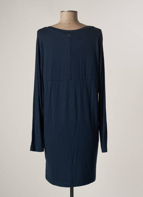 Robe mi-longue bleu SANDWICH pour femme