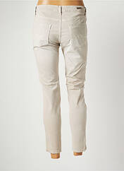 Pantalon 7/8 beige DESGASTE pour femme seconde vue