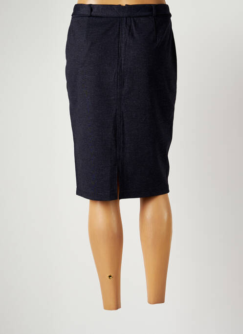 Jupe mi-longue bleu SANDWICH pour femme
