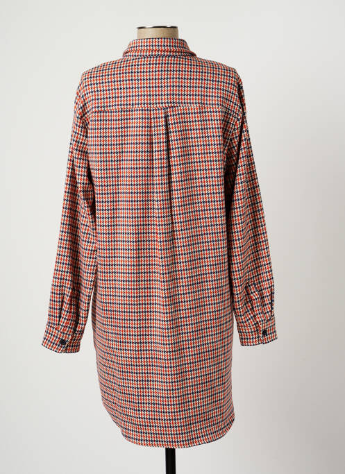 Robe mi-longue orange SANDWICH pour femme