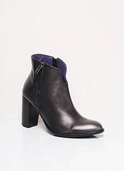 Bottines/Boots gris COULEUR POURPRE pour femme seconde vue