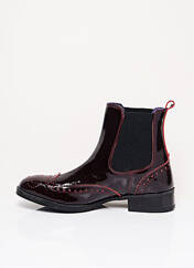 Bottines/Boots rouge COULEUR POURPRE pour femme seconde vue