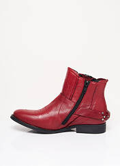 Bottines/Boots rouge REGARD pour femme seconde vue