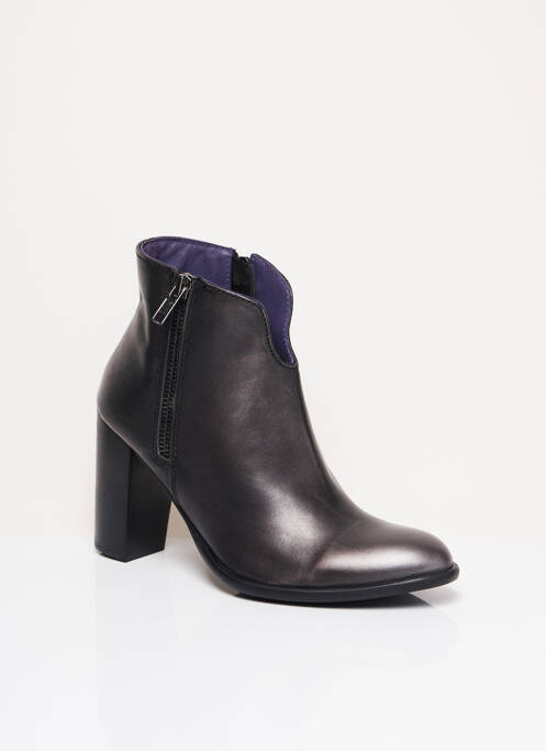 Bottines/Boots gris COULEUR POURPRE pour femme