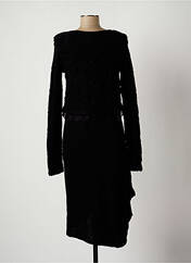 Robe mi-longue noir MC PLANET BY INNATE pour femme seconde vue