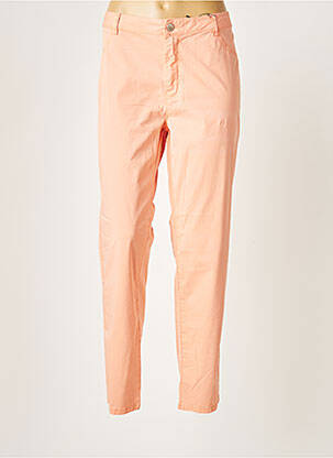 Pantalon slim orange EVA KAYAN pour femme