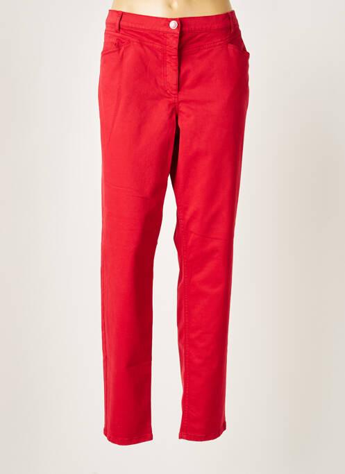 Pantalon droit rouge BETTY BARCLAY pour femme