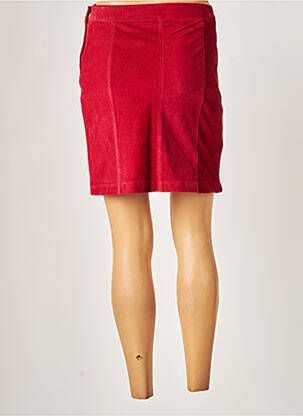 Jupe courte poches rouge LEE COOPER femme