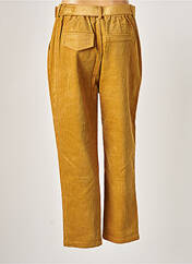 Pantalon droit jaune MOLLY BRACKEN pour femme seconde vue