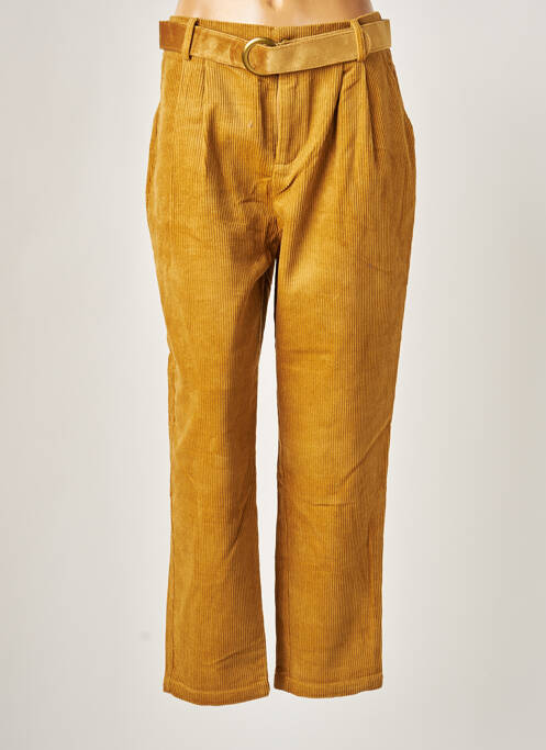 Pantalon droit jaune MOLLY BRACKEN pour femme