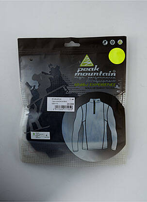 T-shirt noir PEAK MOUNTAIN pour garçon