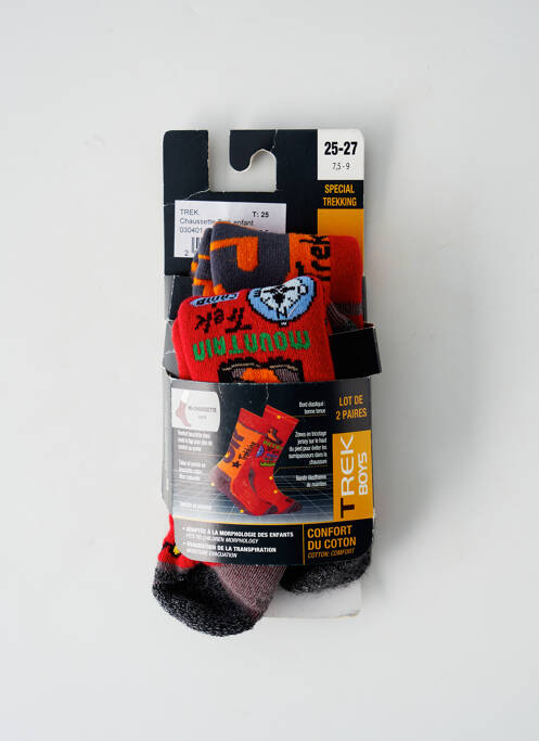 Chaussettes rouge THYO pour garçon