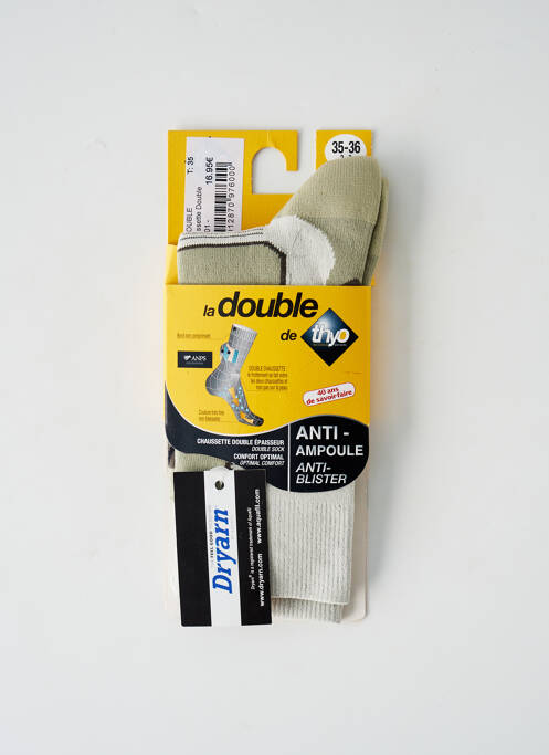 Chaussettes vert THYO pour garçon