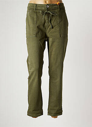 Pantalon slim stretch taille normale vert STREET ONE femme