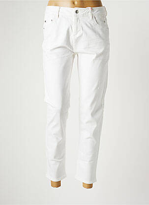 Jeans coupe droite blanc S.OLIVER pour femme