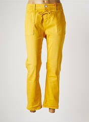 Pantalon droit jaune STREET ONE pour femme seconde vue