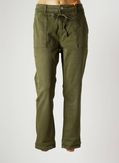 Pantalon slim stretch taille normale vert STREET ONE femme