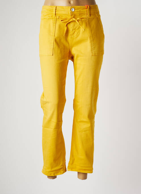 Pantalon droit jaune STREET ONE pour femme