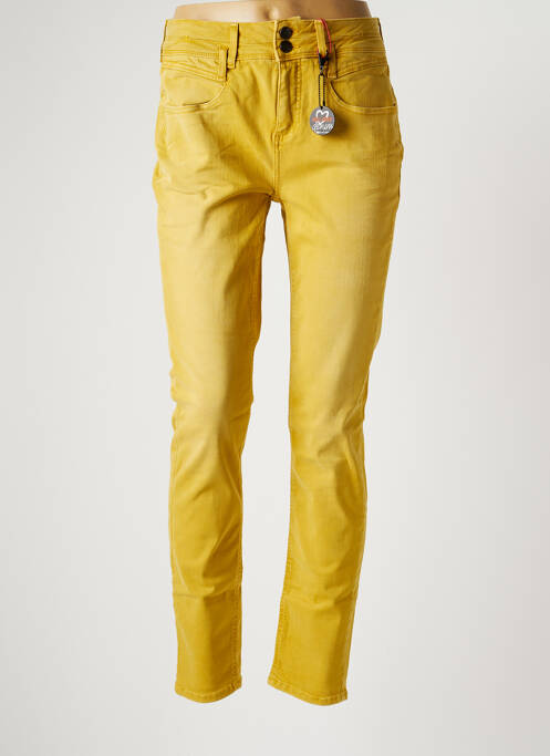 Pantalon slim jaune STREET ONE pour femme
