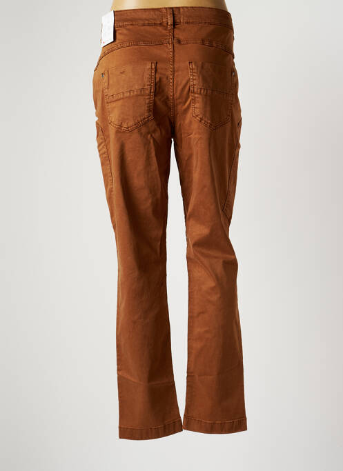 Pantalon slim marron STREET ONE pour femme
