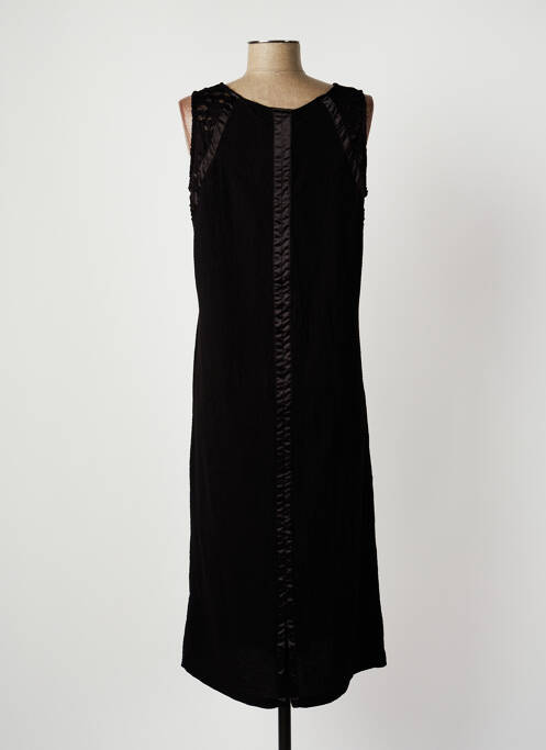 Robe mi-longue noir NÜ pour femme