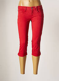 Pantacourt taille basse taille basse rouge STREET ONE femme