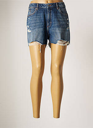 Short fermeture zippée sous rabat boutonné taille normale bleu Q/S BY S.OLIVER femme