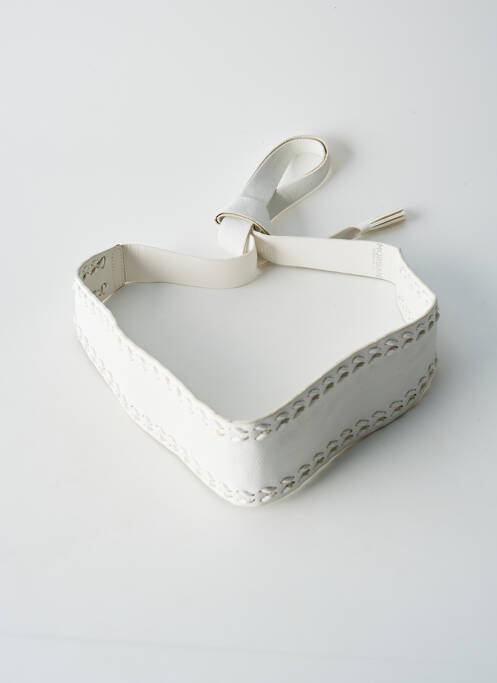 Ceinture blanc MORGAN pour femme