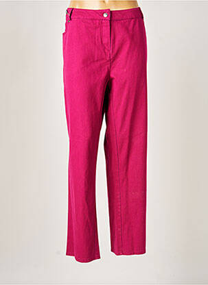 Jeans coupe droite rose EVER EASY BY JAC JAC pour femme