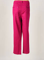 Jeans coupe droite rose EVER EASY BY JAC JAC pour femme seconde vue