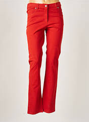Pantalon droit orange JAC JAC pour femme seconde vue
