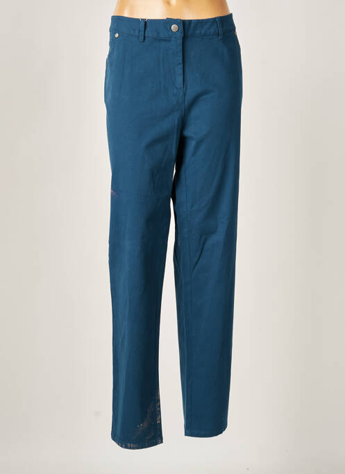Pantalon droit bleu JAC JAC pour femme
