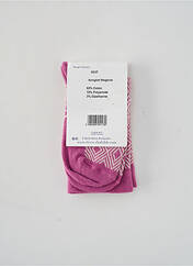 Chaussettes rose CLOVIS & CLOTHILDE pour femme seconde vue