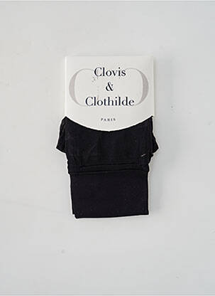 Collants noir CLOVIS & CLOTHILDE pour femme