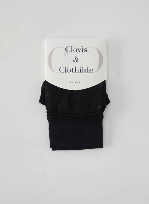 Collants noir CLOVIS & CLOTHILDE pour femme