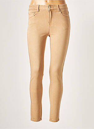 Jeans skinny beige TOXIK3 pour femme