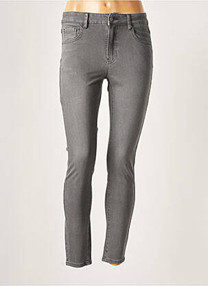 Jeans skinny gris TOXIK3 pour femme