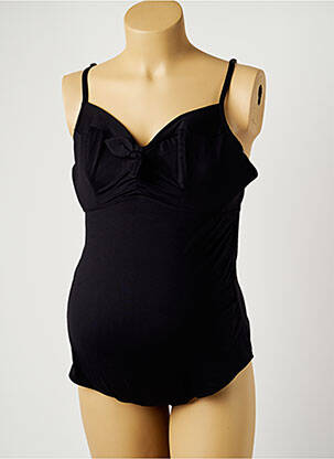 Maillot de bain maternité stretch noir CACHE COEUR femme