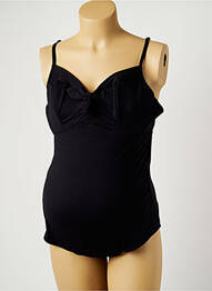 Maillot de bain maternité stretch noir CACHE COEUR femme