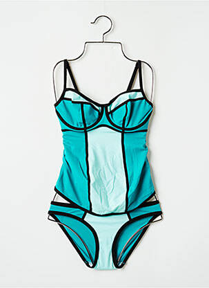 Maillot de bain maternité stretch vert CACHE COEUR femme