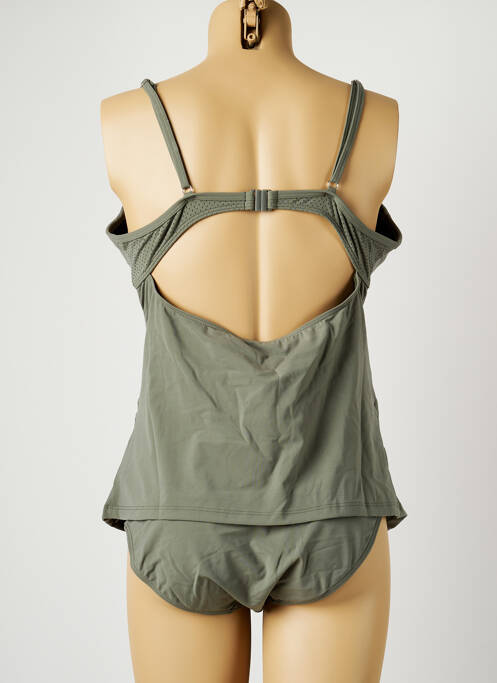 Maillot de bain maternité stretch vert CACHE COEUR femme