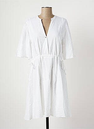 Robe mi-longue blanc MUSTANG pour femme