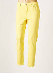 Pantalon slim jaune C'EST BEAU LA VIE pour femme seconde vue