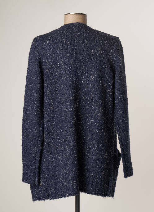 Gilet manches longues bleu BECKARO pour fille